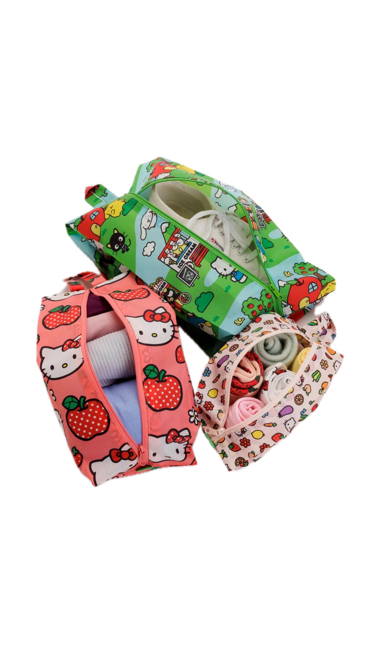 Baggu x Hello Kitty & Friends 3D Zip Set