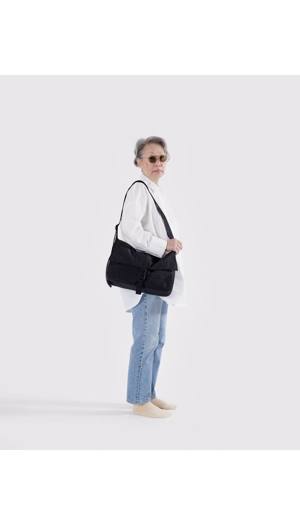 Nylon Messenger Bag