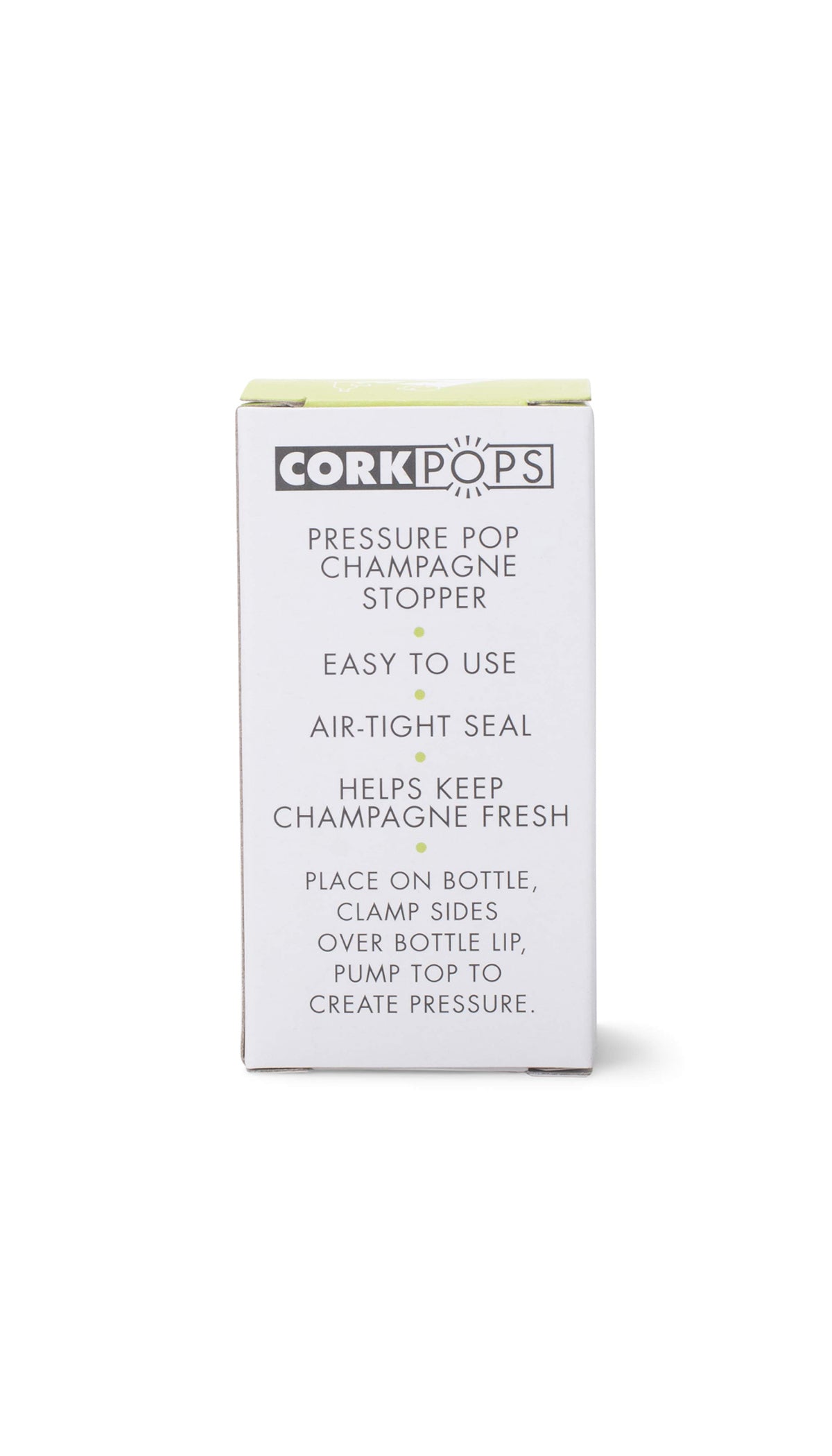 Pressure Pop Champagne Stopper