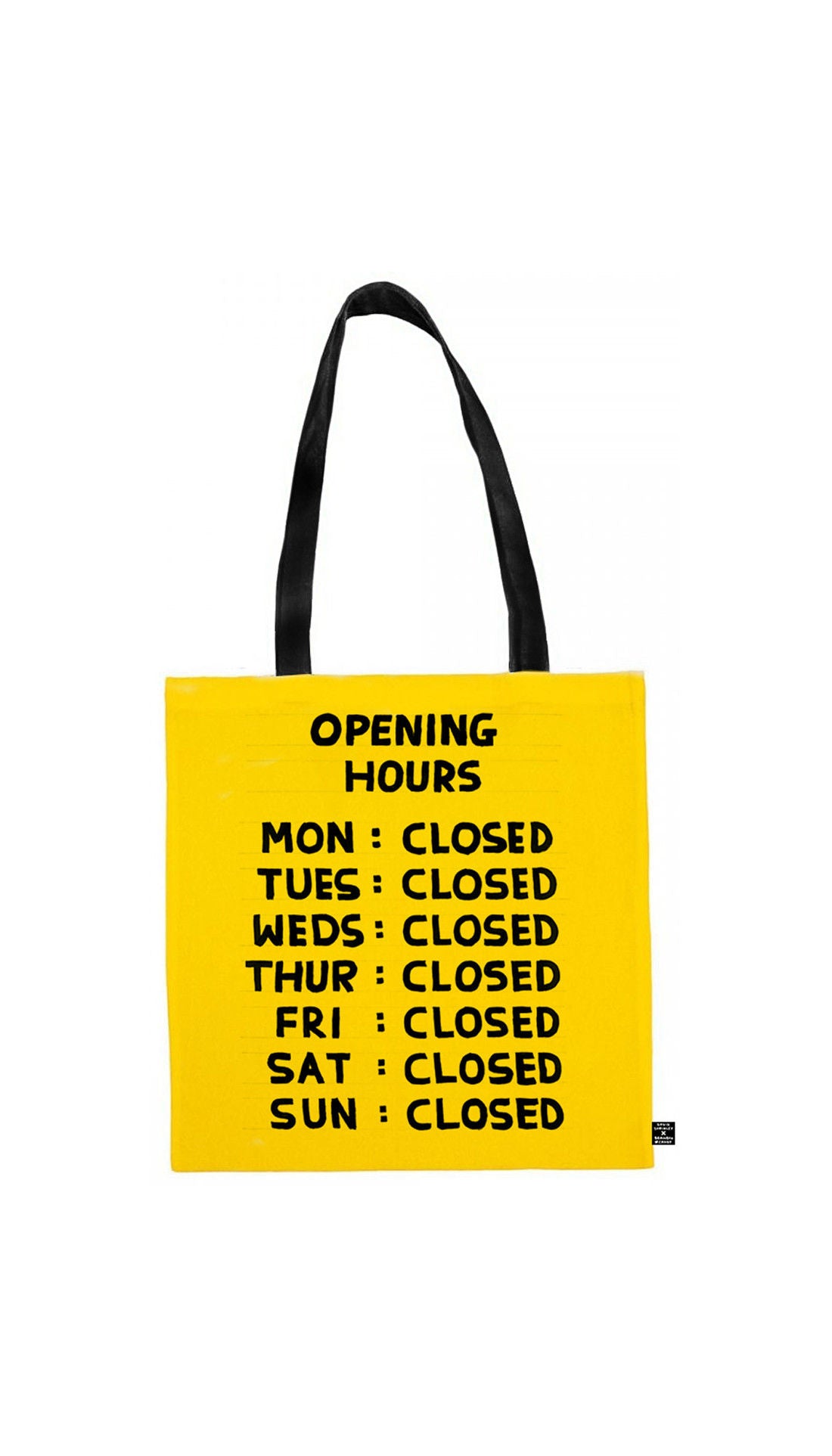 Opening Hours Tote Bag