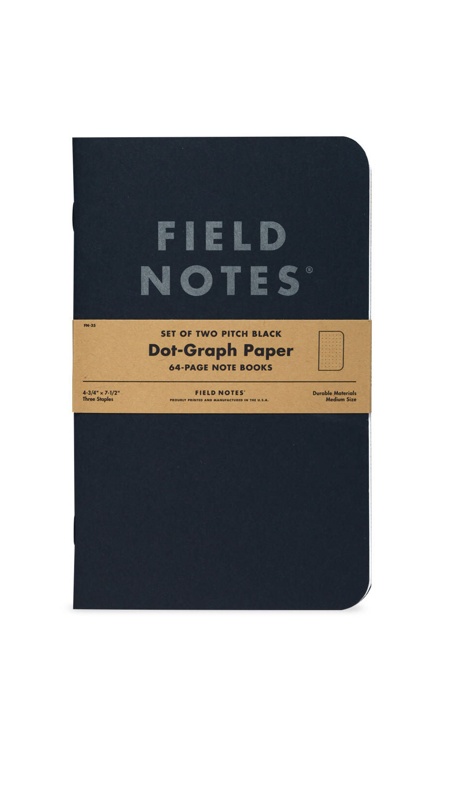 Pitch Black Note Book Set