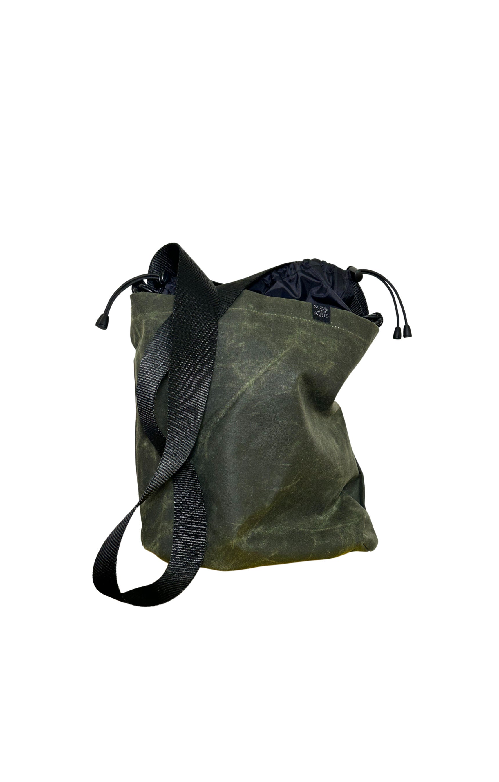 Green & Black Bucket Bag