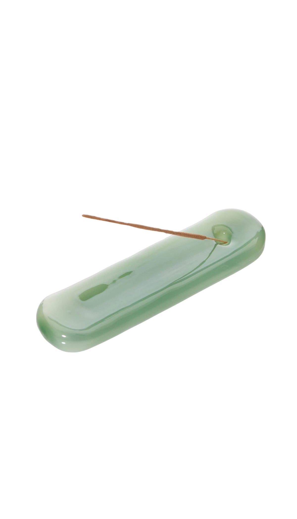 Hand Blown Glass Incense Holder