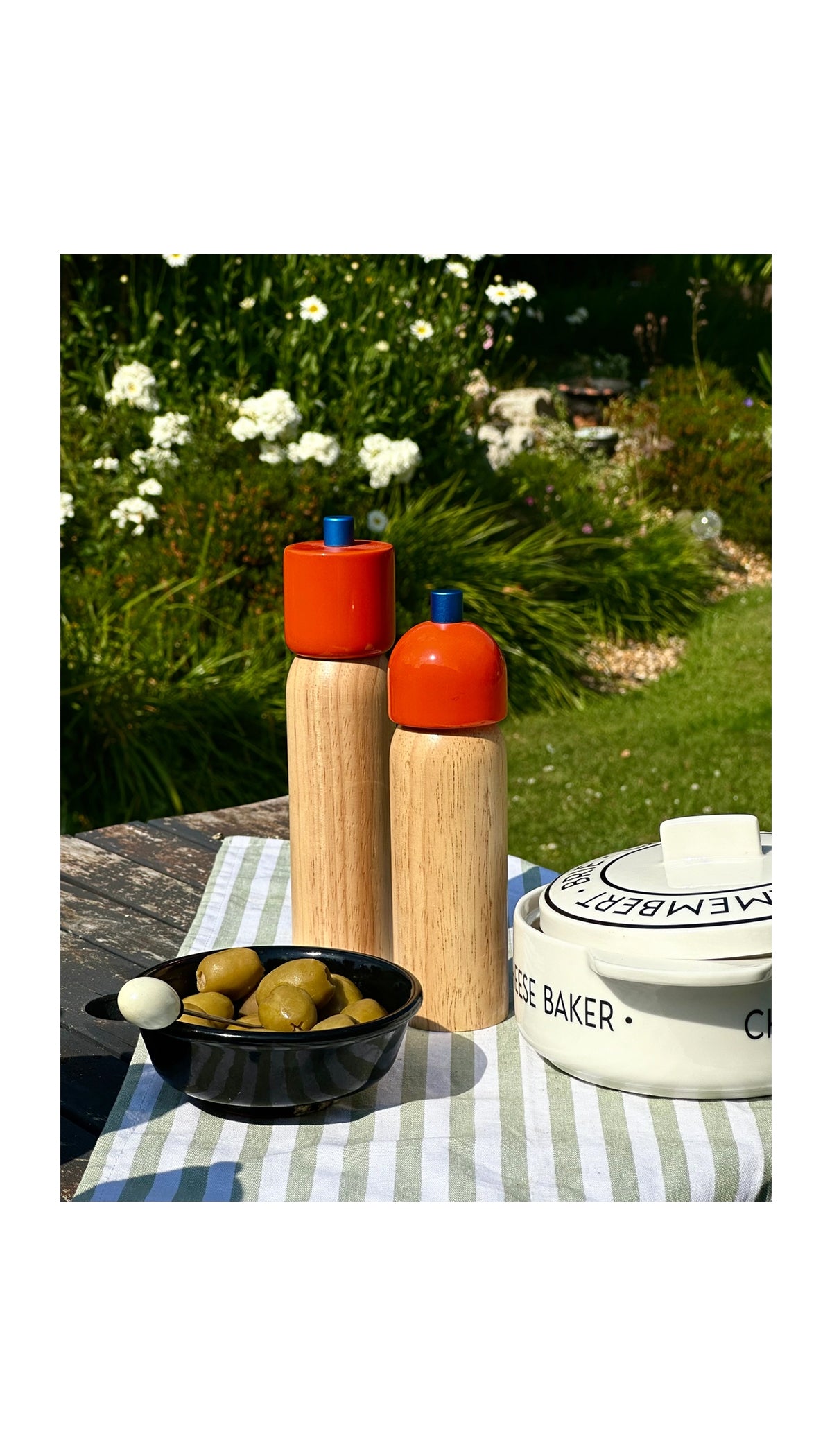 Salt & Pepper Grinder - Orange & Blue