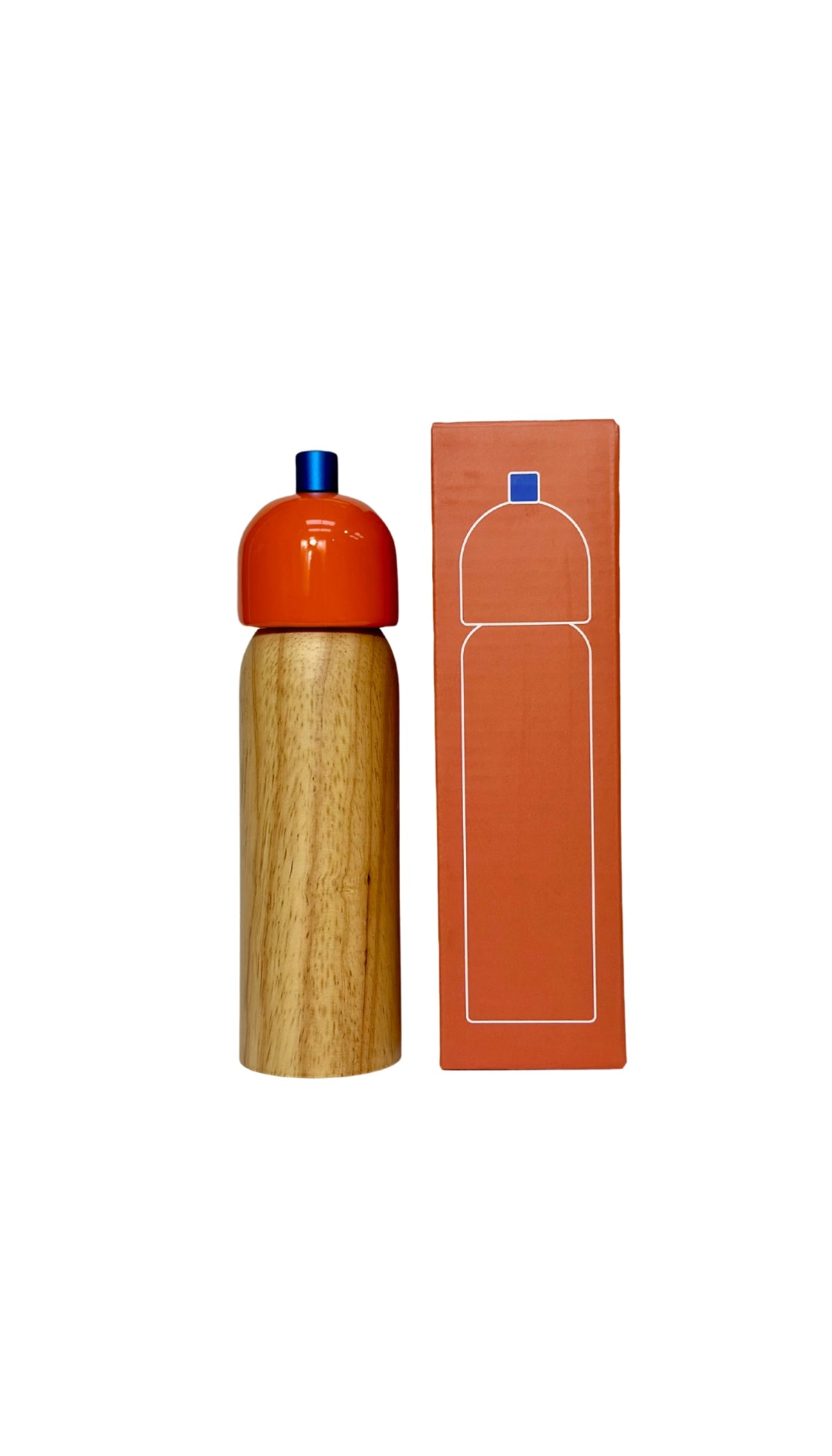 Salt & Pepper Grinder - Orange & Blue