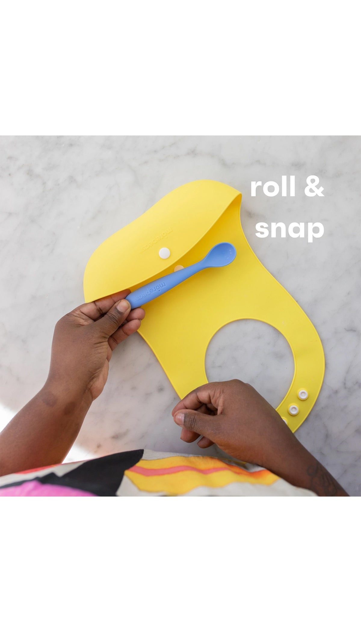 Roll & Snap Bib