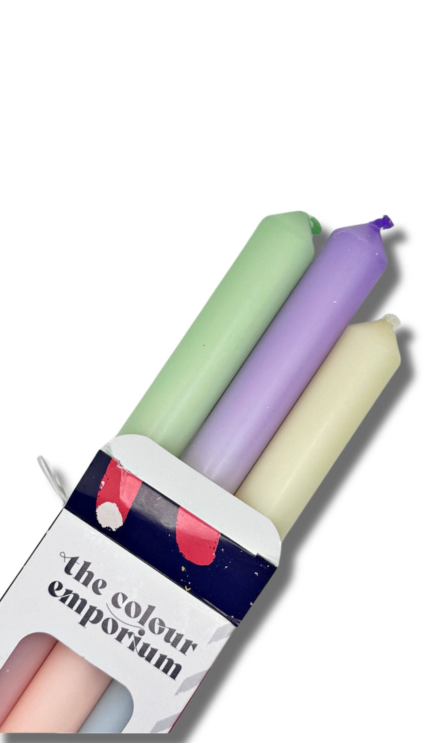 Dip Dyed Taper Candles