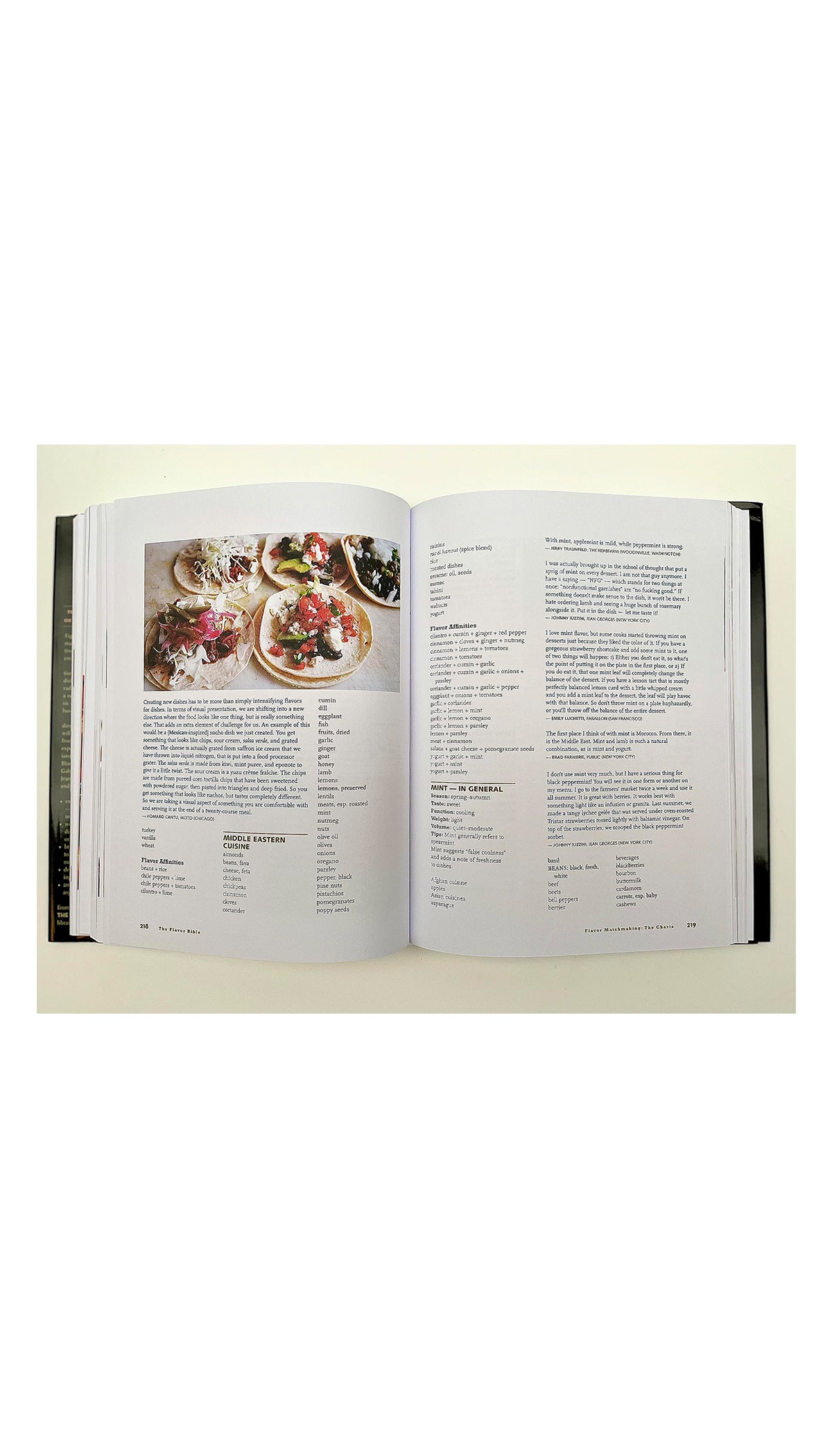 The Flavor Bible: The Essential Guide to Culinary Creativity, Based on the Wisdom of America's Most Imaginative Chefs